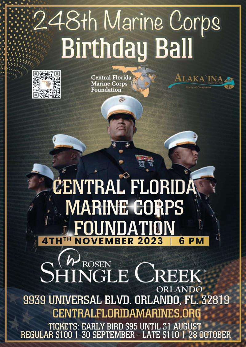 SOLD OUT 248th US Marine Corps Birthday Ball hosted by CFMCF